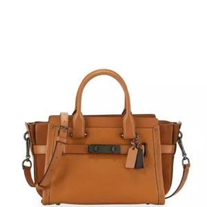 Coach Swagger 27 Mixed Leather Satchel Bag